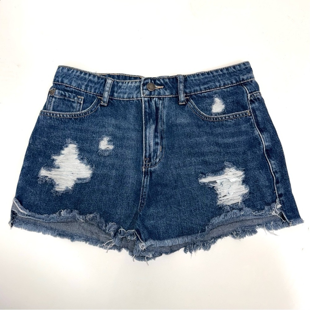 Nature Denim Boutique Distressed Jean Shorts Size Medium